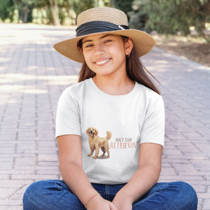 T-shirt N'arrêtez pas de récupérer - amoureux des chiens -