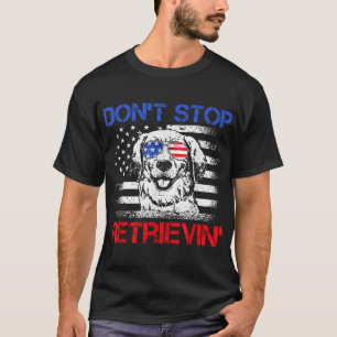 T-shirt N'arrêtez pas de récupérer le drapeau américain 4