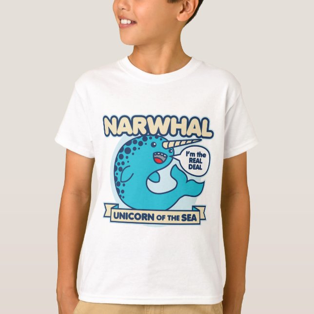 T-shirt Narwhal (Devant)