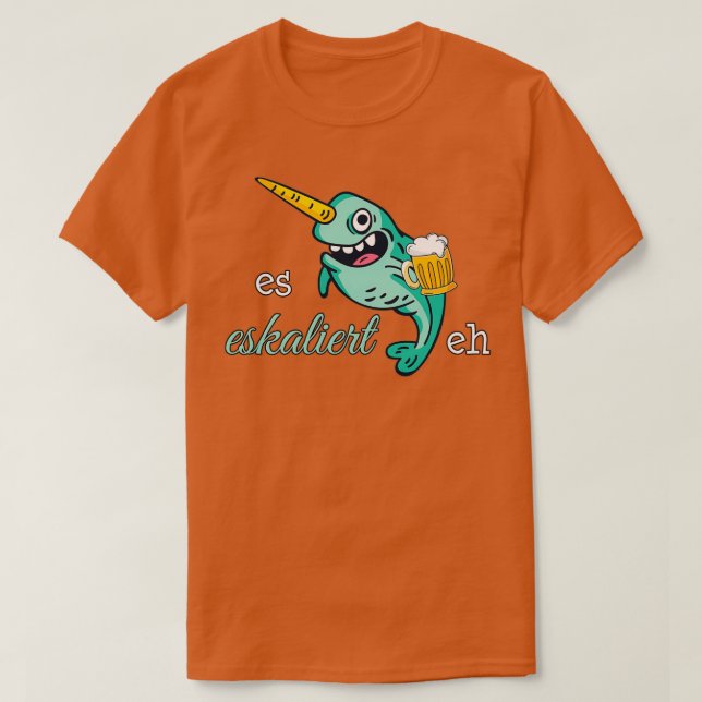 T-shirt Narwhal aggrave de toute façon (Design devant)