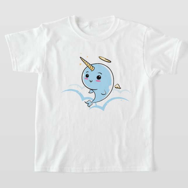 T-shirt Narwhal Angel Cutie (Poser)