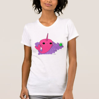 T-shirt Narwhal (bulles pourpres)