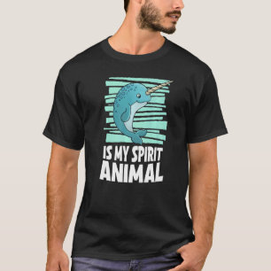 T-shirt Narwhal Est Mon Esprit Animal I Little Narwhal I K