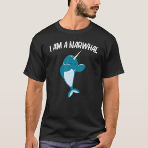 T-shirt Narwhal For Men Women Narwhale Sea Unicorn Fish Wh