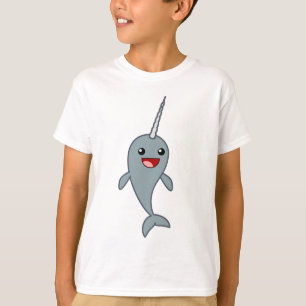 T-shirt Narwhal heureux