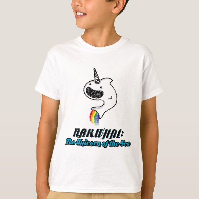 T-shirt Narwhal : La licorne de la mer (Devant)