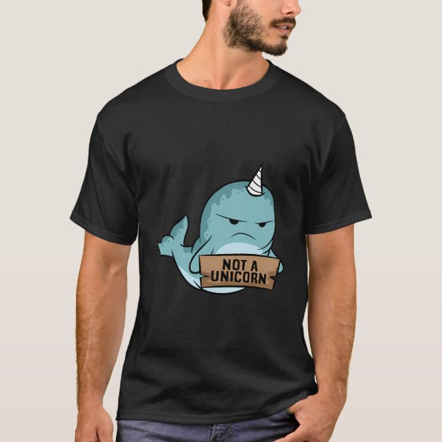T-shirt Narwhal Pas Une Unicorne Cute Narwhale (Devant)
