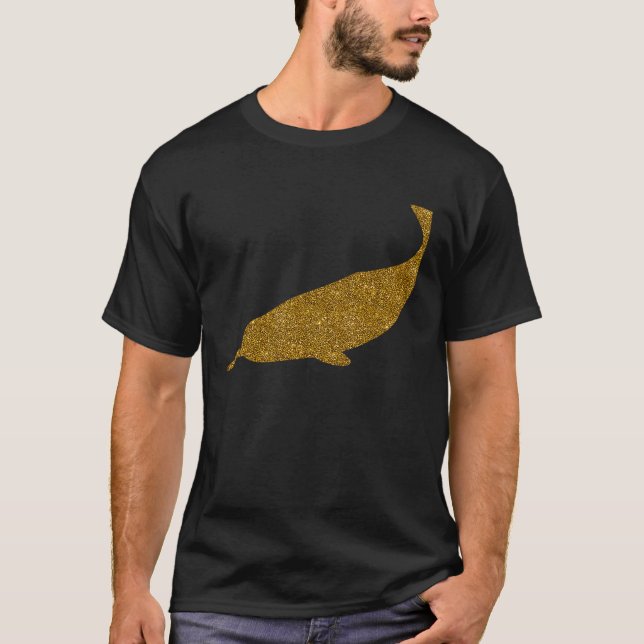 T-shirt Narwhal Pour Femmes Fille Narwhale Baleine Animal (Devant)