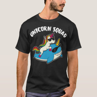 T-shirt Narwhal Unicorn Squad Unicorn Cadeau de la mer fri