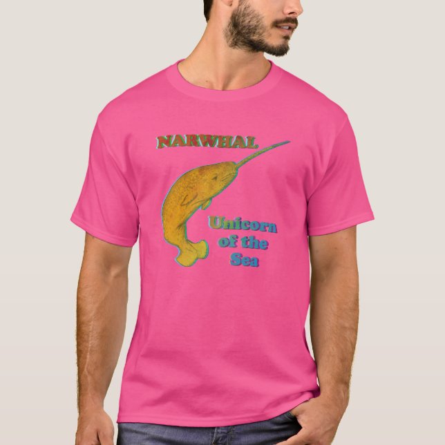 T-shirt Narwhal - Unicorne de la mer (Devant)