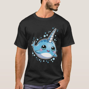 T-shirt Narwhal Unicorne De La Mer T Filles Enfants Femmes