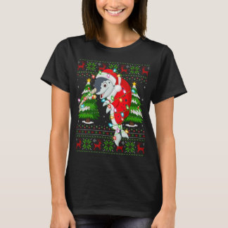T-shirt Narwhal Xmas Tree Correspondant Père Noël Narwhal 