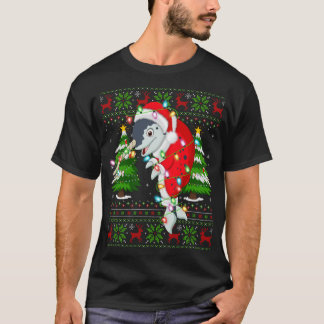 T-shirt Narwhal Xmas Tree Correspondant Père Noël Narwhal 