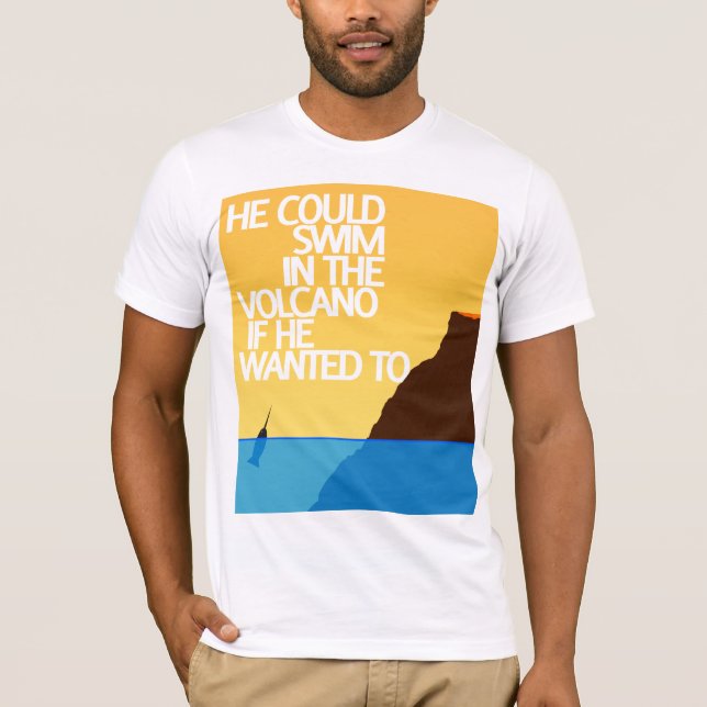 T-shirt Narwhals peut - volcan (Devant)