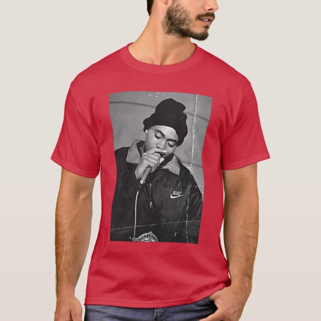 T-shirt NAS classique vintage vintage (Devant)