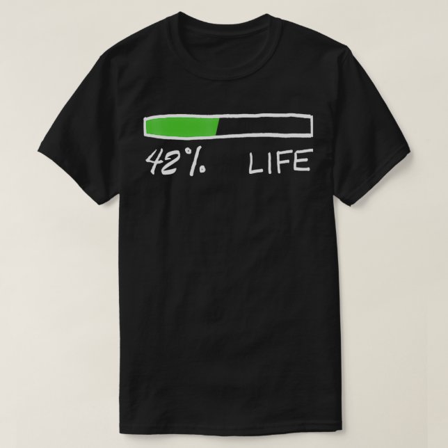 T-SHIRT NAS DAILY 42 LIFE (Design devant)