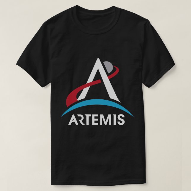 T-shirt NASA Artemis Program Logo Mars 2024 Space Astronau (Design devant)