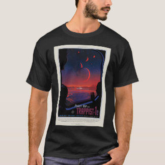 T-shirt Nasa Jpl Exoplanet Travel Bureau Trappist-1E (8K R