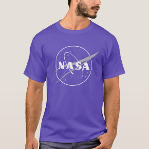 T-shirt NASA unicolore Nebula violette Iconique