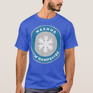 T-shirt Nashua New Hampshire NE Hiver Neige Fléau de neige
