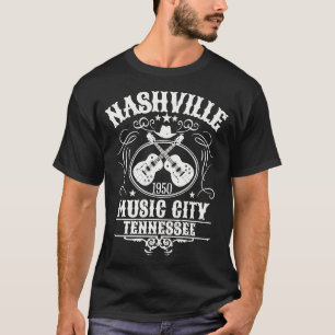 T-shirt Nashville Country Music City Girp Trip Retro Nash