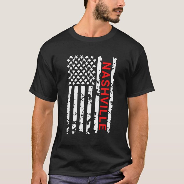 T-shirt Nashville États-Unis (Devant)