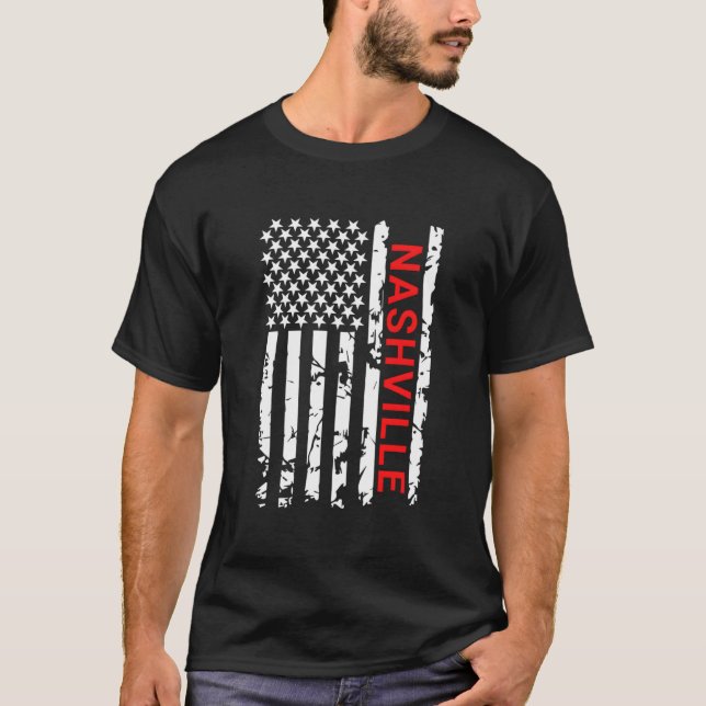 T-shirt Nashville États-Unis (Devant)