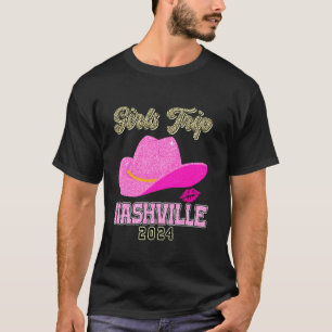 T-shirt Nashville Girls Trip 2024 Leopard Bachelor Party F