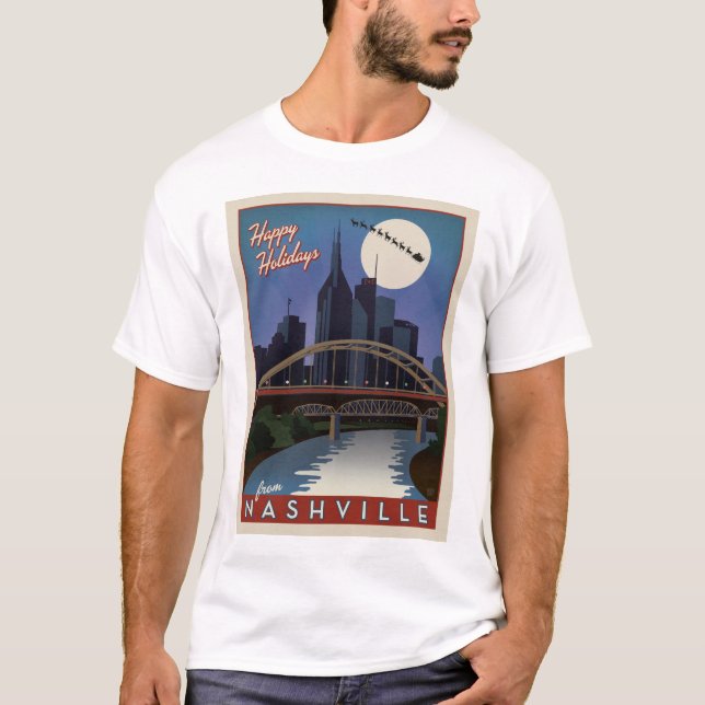 T-shirt Nashville Skyline (Devant)