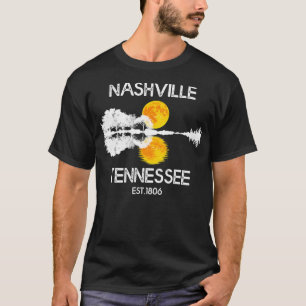 T-shirt Nashville Tennessee Country Music Guitar Lake