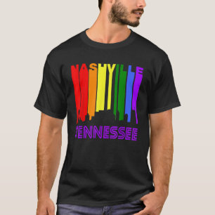 T-shirt Nashville Tennessee LGBTQ Gay pride Rainbow Skylin