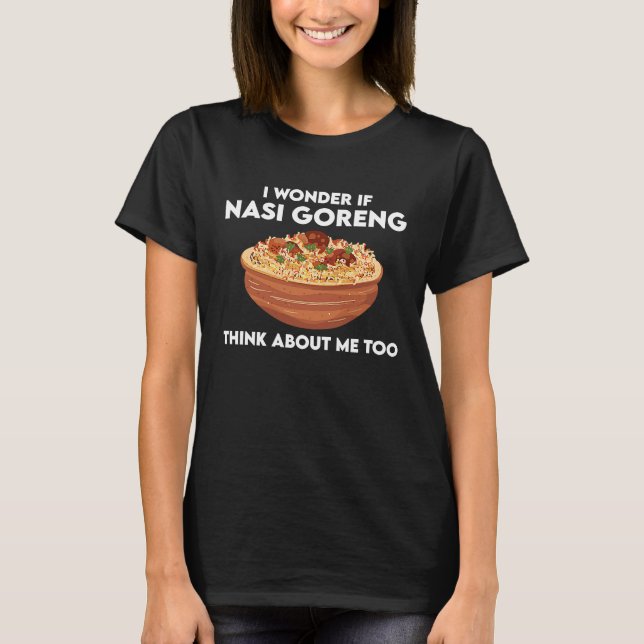 T-shirt Nasi Goreng Citation Amour Riz Frit (Devant)