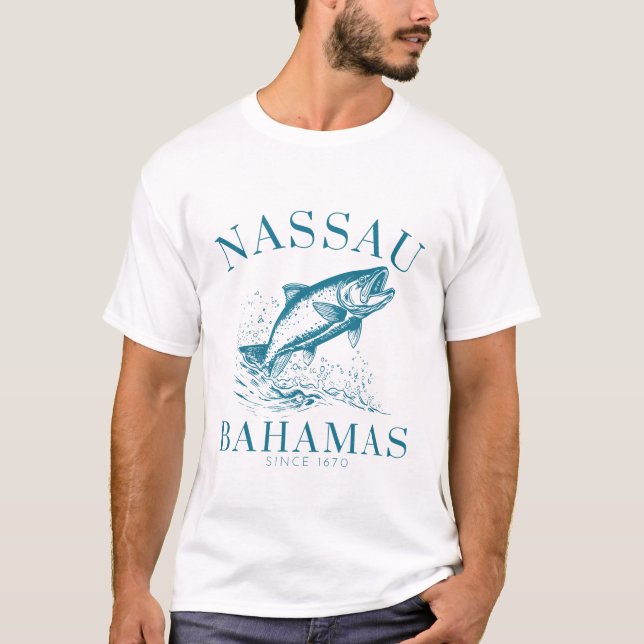 T-shirt Nassau Bahamas (Devant)