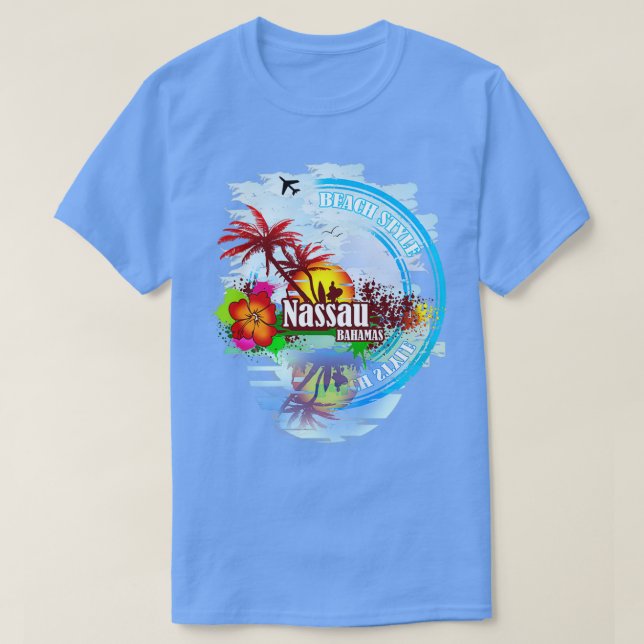 T-shirt Nassau Bahamas (Design devant)