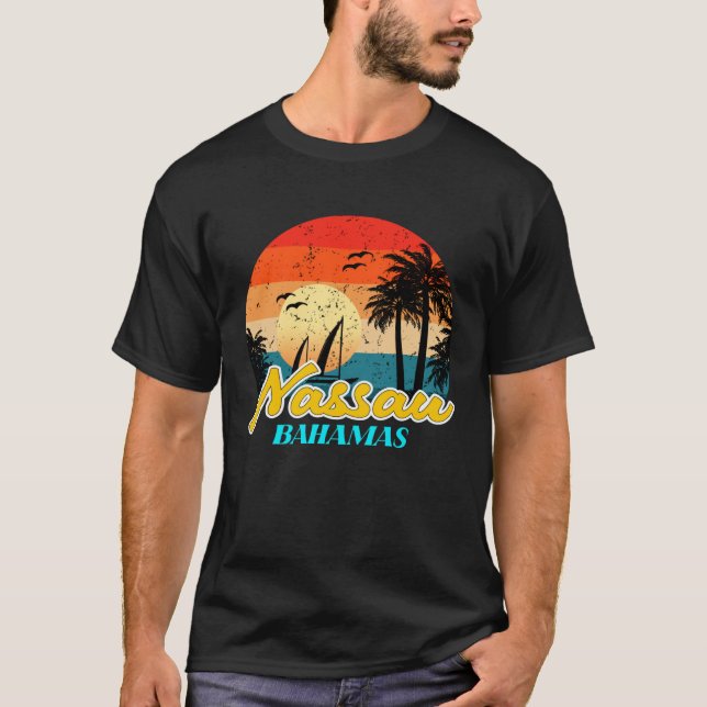 T-shirt Nassau Bahamas Souvenirs Itu2019s Better In The Ba (Devant)