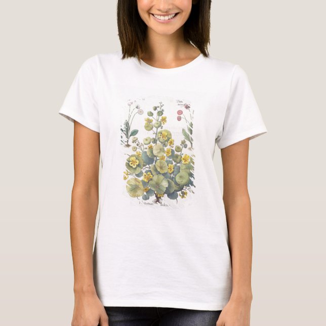 T-shirt Nasturtiums et marguerites : 1.Nasturtium Indicum; (Devant)