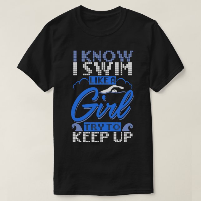 T-shirt Natation 4 (Design devant)