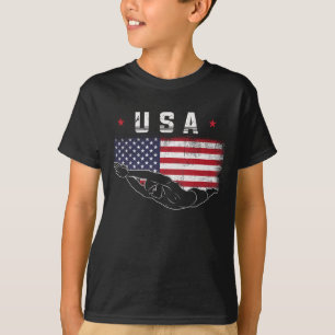T-shirt Natation Athlète Sports USA Swimmer