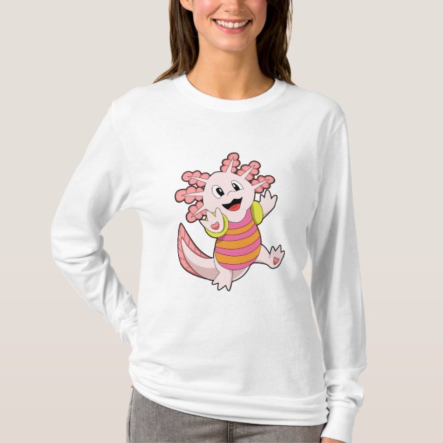 T-shirt Natation Axolotl (Devant)