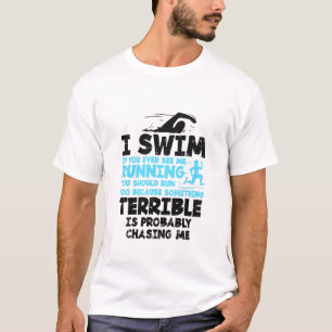 T-shirt Natation - Je nage