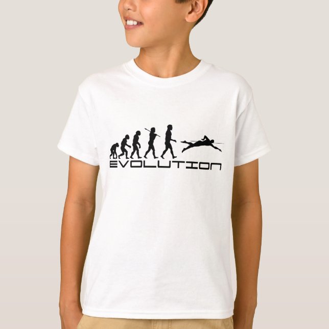 T-shirt Natation nage nage nage Sport Evolution Art (Devant)