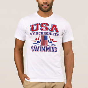 T-shirt Natation synchronisée des Etats-Unis