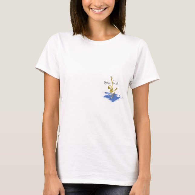 T-shirt Natation synchronisée - personnalisable (Devant)