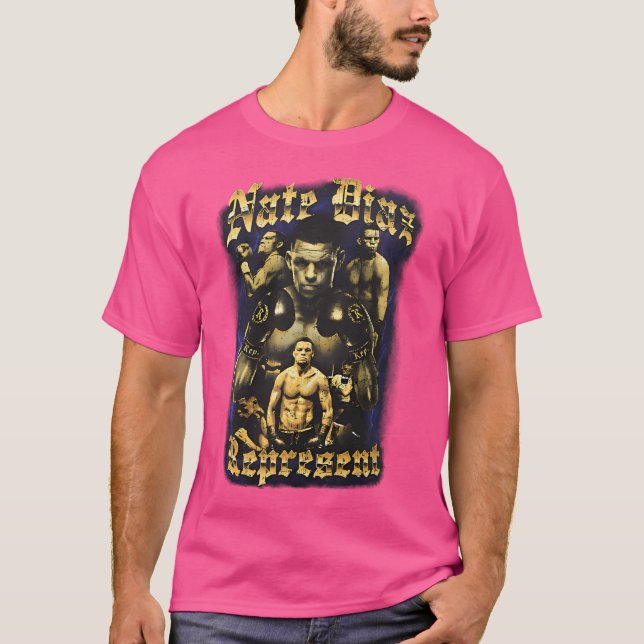 T-shirt Nate Diaz Représente (Devant)
