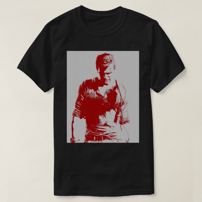 T-shirt Nathan Drake non cartographié (Design devant)