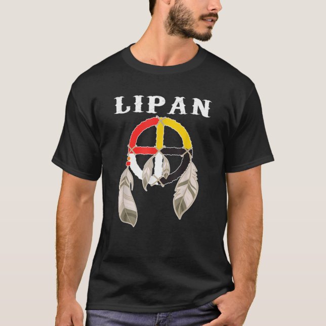 T-shirt Nation autochtone de la tribu Lipan Apache (Devant)