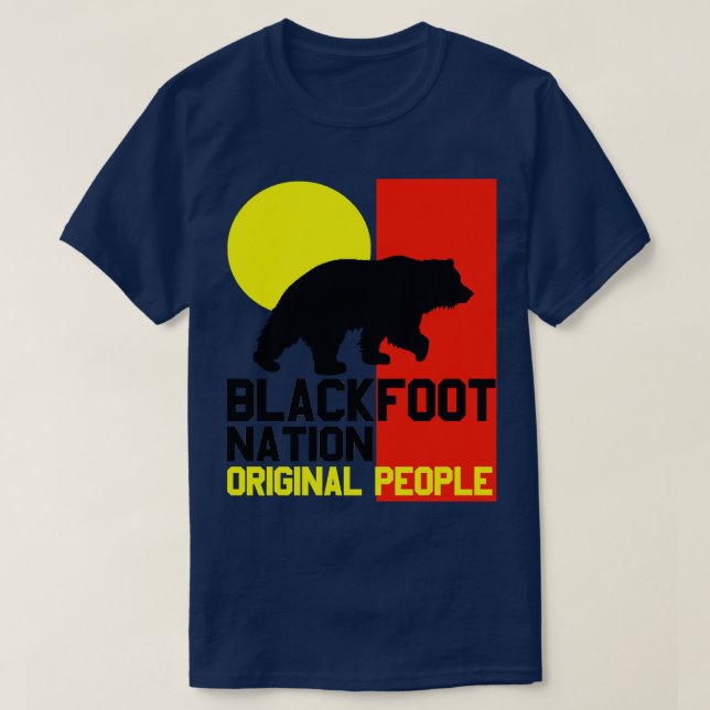 T-SHIRT NATION BLACKFEET 1 (Design devant)