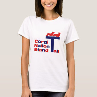 T-shirt Nation de corgi - support grand