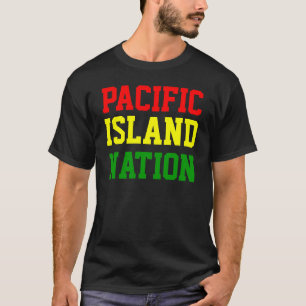 T-shirt Nation de l'île du Pacifique