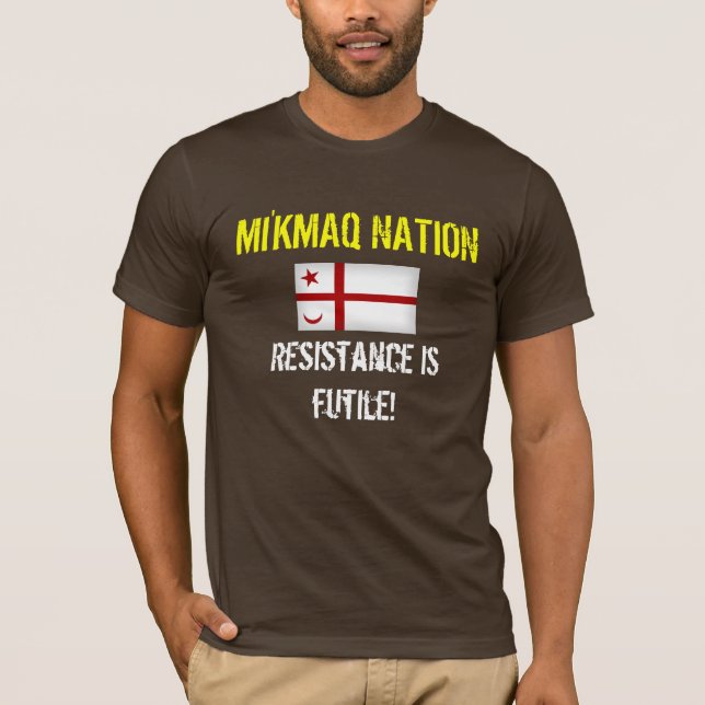 T-shirt Nation de Mi'kmaq (Devant)